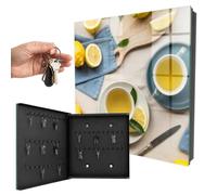 Cassa 30x30 cm Mattina al limone Porta Sinistra Nero