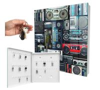 Cassa 30x30 cm Passione per la musica Porta Sinistra Bianco