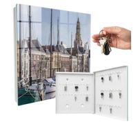 Cassa 30x30 cm Vele sull'acqua Porta Destra Bianco