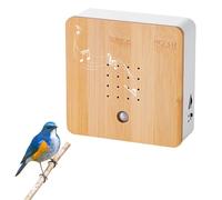 Cassa Acustica con cinguettio di Uccelli, Altoparlante per Canto di Uccelli con sensore di Movimento, sensore di Uccelli Naturali per Bagno, Spa, Ospiti, Toilette e Relax, Bianco