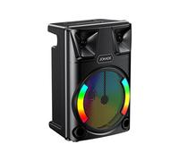 Cassa acustica ricaricabile luci LED 8" 20W Bluetooth/USB/FM JD032