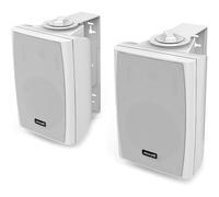 CASSA ACUSTICA SPEAKER CON SUPPORTO STAFFA A PARETE POTENZA 30W COLORE BIANCO