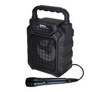 CASSA AMPLIFICATA 4" 25W USB 5V O BATTERIA A TROLLEY, MP3 BLUETOOTH, RADIOMICROF