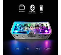 CASSA AMPLIFICATA PORTATILE RICARICABILE BLUETOOTH MP3