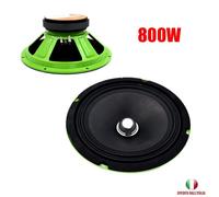 CASSA AUTO WOOFER SINGOLO 800W MAX ALTOPARLANTE 10 POLLICI 25 CM 4 OHM HIFI 95DB