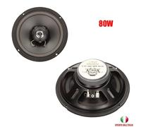 CASSA AUTO WOOFER SINGOLO 80W MAX ALTOPARLANTE 6,5 POLLICI 16 CM 4 OHM HIFI 92DB