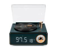 Bigben - Altoparlante Bluetooth a forma di disco, colore: Verde scuro