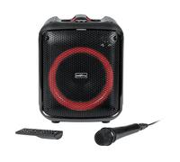 Altoparlante Bluetooth BigBen Cube con effetti luminosi 200W + microfono + telecomando