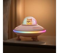 Cassa Bluetooth con luce Speaker Bluetooth 5.4 Astronauta Altoparlante Bluetooth Luce LED Regalo per Ragazze, Ragazzi, Bambini,Amica Lampada Camera Da Letto Comodino Idee Regalo Compleanno (Rosa)