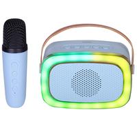 Cassa Bluetooth con Microfono per Karaoke 10W Blu XR 8A01 Miniparty Trevi
