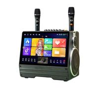 Cassa Bluetooth con Microfono Portatile Piccola Schermo HD da 17 Pollici | 8 Altoparlanti, Audio a 2.0 Canali, HDMI/TF/USB/AUX, per Adulti e Bambini, Perfetto per Feste e Regalo(None included)