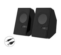 Conceptronic BJORN02B - Altoparlante per computer a 2.0, 6 Watt, con Bluetooth, telecomando incluso