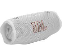 JBL Speaker Bluetooth portatile Charge 6, 28 ore, IP68, Antiurto, AI Boost, Auracast, Bianco