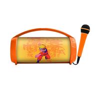 Lexibook, Naruto, Altoparlante wireless illuminato con microfono, Suono stereo, Funzione karaoke, Porte USB e per schede SD, Batteria ricaricabile, Maniglia per il trasporto,BTP585NAZ