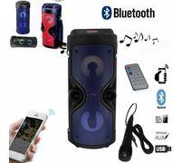 Cassa Bluetooth microfono speaker vivavoce wireless altoparlante karaoke cantare