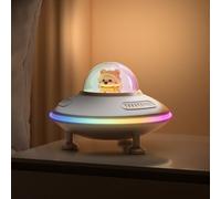 Cassa Bluetooth per Astronauti con Luci LED RGB Regali per Ragazzi,Adolescenti Carino altoparlante per l'uso Interno, Esterno e per Le Feste Cose Cool per La Casa, Arredamento per La Stanza (Argento)
