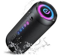 Cassa Bluetooth Portatile 30W, Potente Altoparlante Bluetooth, Doppio basso driver, 30 Ore di Autonomia, IP7 Impermeabile Speaker Bluetooth, RGB Luci, TWS Accoppiamento, AUX, TF Scheda, Nero