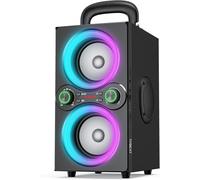 Cassa Bluetooth Potente Portatile, 80W Party Wireless Altoparlante Bluetooth, Co