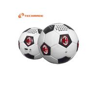 cassa bluetooth TECHMADE FOOTBALL AC MILAN attacco micro usb batteria 600mah