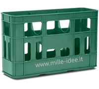 Cassa Cesto Porta 3 Dama Da 5 Litri Portadamigiana 3 Posti Plastica Resistente