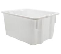 Cassa chiusa per alimenti sovrapponibile e impilabile capienza 50 litri