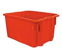 Cassa chiusa per alimenti sovrapponibile e impilabile capienza 50 litri