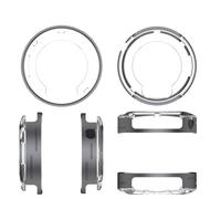 Cassa con lunetta in metallo per CMF BY NOTHING Watch Pro 3 smartwatch Design minimalista Resistente ai graffi e agli urti Copertura protettiva completa Anello rigido di ricambio (Grigio)