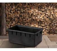 CASSA CONTENITORE TRASPORTO E CESTA DEPOSITO LEGNA 180 LITRI 94lx63px41h cm