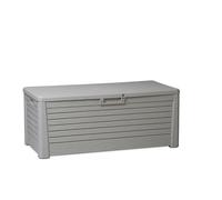 Cassa Da Giardino 550L Effetto Legno FLORIDA 147xP72xH60 Cm Resina Anti UV