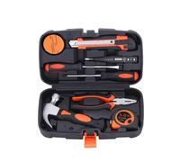 Cassa degli attrezzi Set di utensili manuali for falegnameria ed elettricista, cassetta degli attrezzi, set combinato for uso domestico(2)