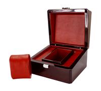 cassa dell'orologio in legno a fessura unica orologio da polso scatola da