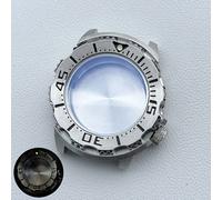 Cassa dell'orologio Monster Strap Embedded Crown Sapphire Per NH35/36 Movimento