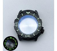Cassa dell'orologio Monster Strap Embedded Crown Sapphire Per NH35/36 Movimento