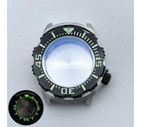 Cassa dell'orologio Monster Strap Embedded Crown Sapphire Per NH35/36 Movimento