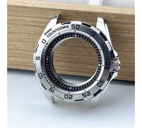 Cassa dell'orologio subacqueo in acciaio 44mm per NH35/36 4R35A 4R36A Movimento