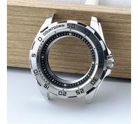 Cassa dell'orologio subacqueo in acciaio 44mm per NH35/36 4R35A 4R36A Movimento