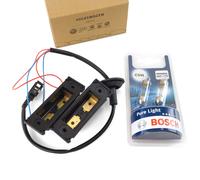Cassa Di Illuminazione Targa VW Originale + BOSCH C5W Per Furgone T5 Caddy III