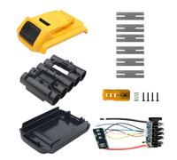 Cassa di plastica della batteria 20V Sostituzione per Dewalt DCB200, DCB201, DCB203, DCB204 batteria, 18V/20V 2.0Ah 3Ah 4.0Ah 5 celle 18650 kit di riparazione della copertura della batteria