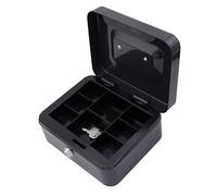 Cassa di risparmio | Banca sicura,Serratura per la privacy Maniglia robusta Cassetta di sicurezza per riporre gli oggetti con chiave, cassetto contanti con due chiavi e vassoio