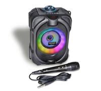 Bontempi BNT491020 Amplificatore Wireless con Display, Microfono e Luci RGB