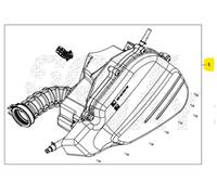 CASSA FILTRO ARIA COMPLETA SYM SYMPHONY ST 125 2021 XL12WW-IT