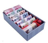 Cassa for contanti e monete - Vassoio for la selezione del resto con 5/9 scomparti for banconote vassoio for(Grey)