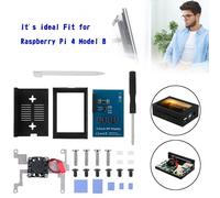 Cassa in lega di alluminio 3.5 inch Display + LCD Screen per Raspberry Pi 4B IT