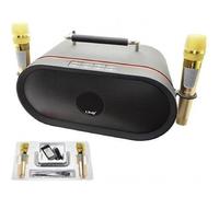 Cassa Karaoke Bluetooth Portatile 60W Set Audio con Microfoni Speaker Stereo