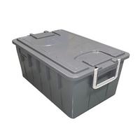 Cassa Multiuso con Coperchio e Maniglie Mobil Plastic - 58x38x26 cm - 40 Litri -