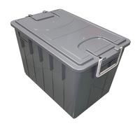 Cassa Multiuso con Coperchio e Maniglie Mobil Plastic - 58x38x38 cm - 60 Litri -