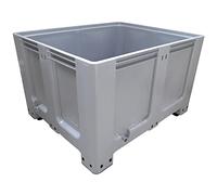 Cassa pallet in plastica (HDPE) 4 piedi, Mis. 1200 L x 1000 P x 760 H mm, portata 450 Kg, volume 610 Lt