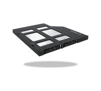 Cassa per dischi Icy Dock MB852M2PO-B 2 alloggi ABS Metallo Nero