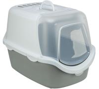 Cassa per lettiera Vico Open Top, con coperchio 40 × 40 × 56 cm grigio chiaro/bianco