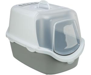 Cassa per lettiera Vico Open Top, con coperchio 40 × 40 × 56 cm grigio chiaro/bianco